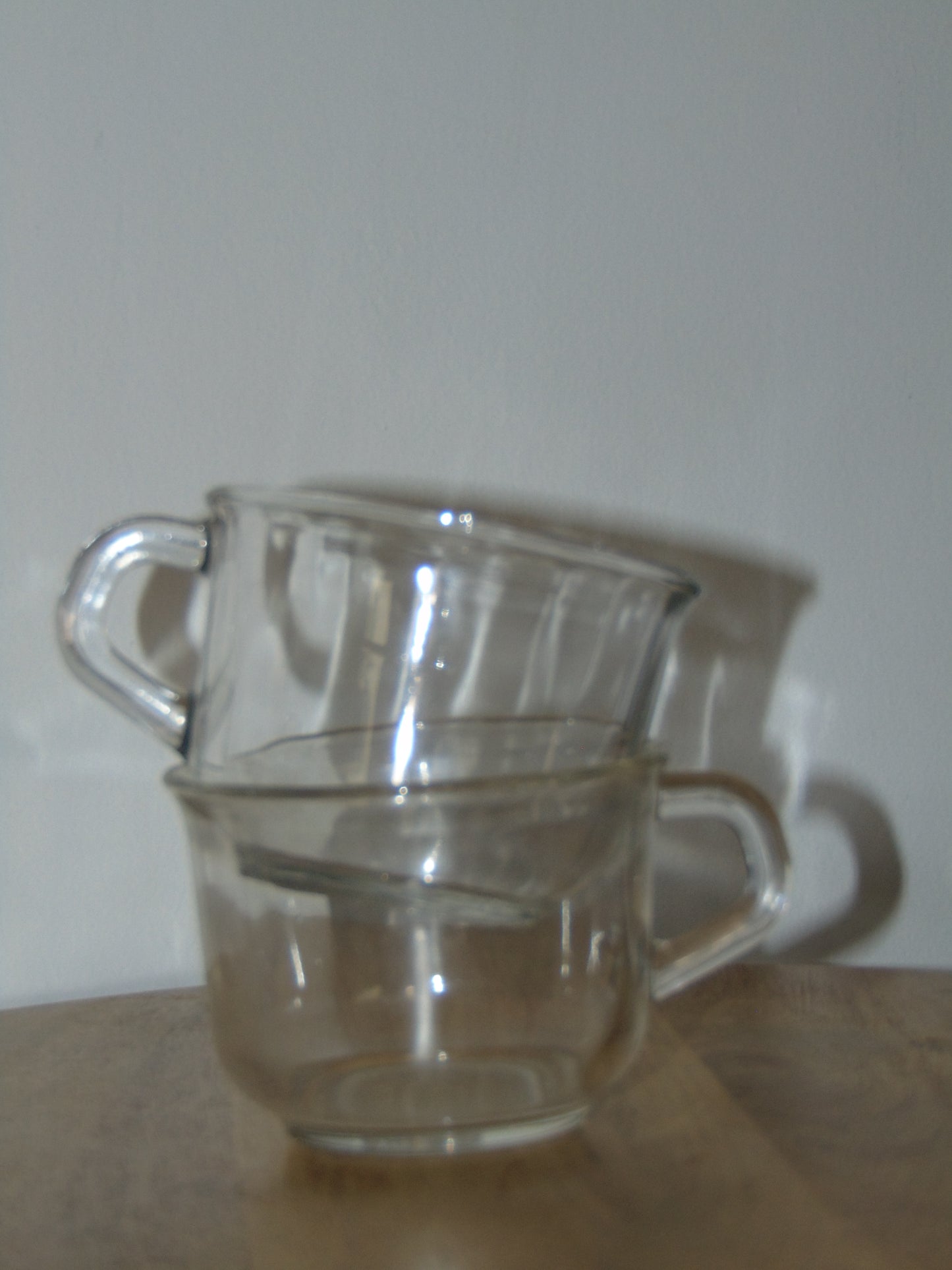 Set of 2 Vintage Fortecrisa Mexico Cappuccino Glasses