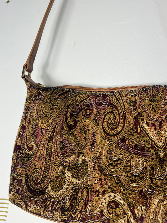 ETIENNE AIGNER  PAISLEY SHOULDER BAG