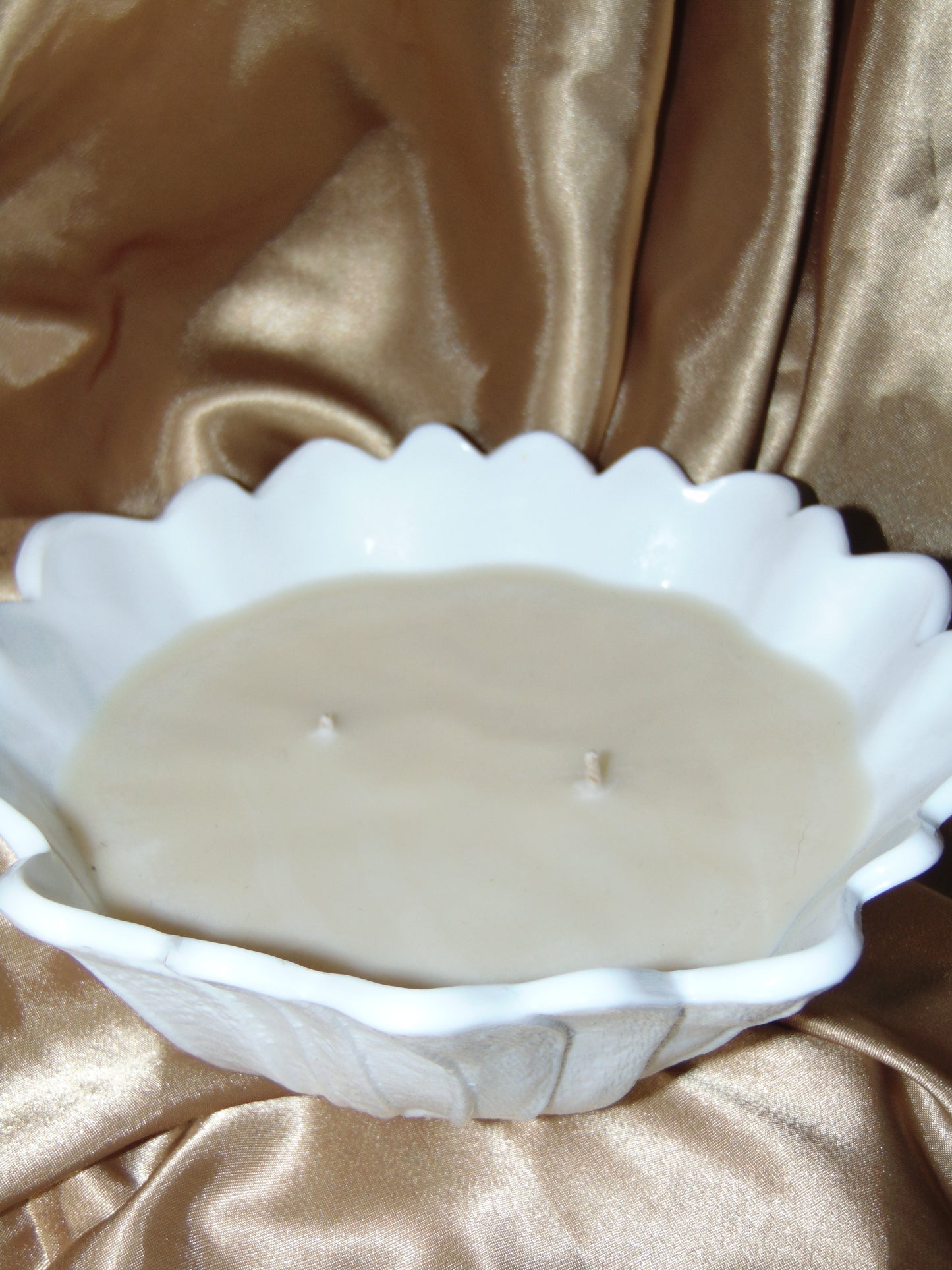 1950's Vintage Indiana Glass Lily Pons Milk Glass Flower - Frankincense + Myrrh