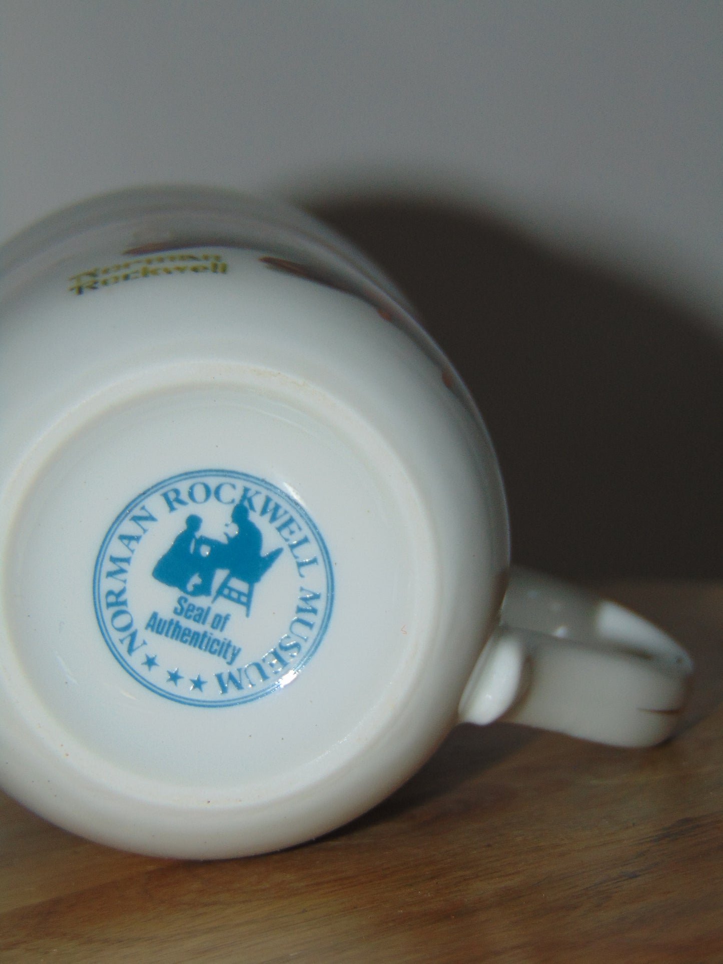 1982 Norman Rockwell Museum "The Toymaker" Porcelain Coffee Mug