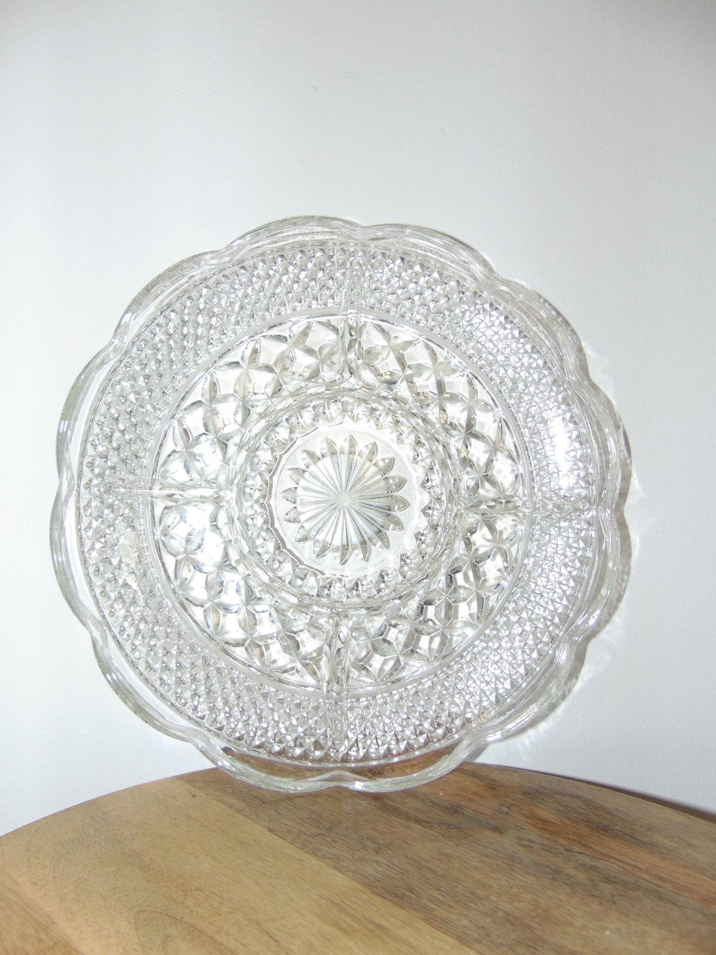 1960's Vintage Anchor Hocking Wexford 5-Part Serving Platter